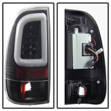 Load image into Gallery viewer, Spyder 97-03 Ford F150 Stylsd. F250/350 V3 Light Bar LED Tail Lights - Blk ALT-YD-FF15097V3-LBLED-BK 5084231