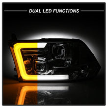 Load image into Gallery viewer, Spyder 09-16 Dodge Ram 1500 Ver 2 Proj Headlight - Light Bar Turn Signal - Chro - PRO-YD-DR09V2-SB-C 5086259