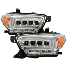 Load image into Gallery viewer, Spyder 16-20 Toyota Tacoma LED Model Only High-Power LED Headlights - Chrome PRO-YD-TT16LEDAP-C 5088383