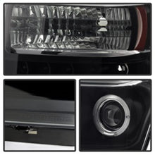 Load image into Gallery viewer, Spyder Ford F250/350 08-10 Projector Headlights LED Halo LED Blk Smke PRO-YD-FS08-HL-BSM 5078490