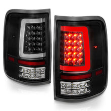Load image into Gallery viewer, ANZO 2004-2006 Ford F-150 LED Tail Lights w/ Light Bar Black Housing Clear Lens 311342