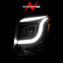 Load image into Gallery viewer, Anzo 15-17 GMC Yukon/Yukon XL Projector Headlights Black Housing/Clear Lens (w/ Light Bars) 111535
