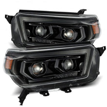 Load image into Gallery viewer, AlphaRex 10-13 Toyota 4Runner LUXX LED Proj Headlights Plank Style Alpha Black w/Seq Signal/DRL 880756 *Discontinued