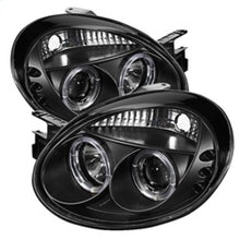Load image into Gallery viewer, Spyder Dodge Neon 03-05 Projector Headlights LED Halo LED Black High H1 Low H1 PRO-YD-DN03-HL-BK 5009920