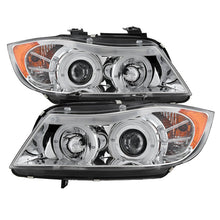 Load image into Gallery viewer, Spyder BMW E90 3-Series 06-08 Projector LED Halo Amber Reflctr Rplc Bulb Chrm PRO-YD-BMWE9005-AM-C 5009012