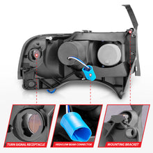 Load image into Gallery viewer, Anzo 1994-2001 Dodge Ram Crystal Headlights Chrome w/ LED
