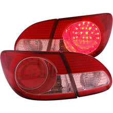 Load image into Gallery viewer, Anzo 2003-2008 Toyota Corolla LED Tail lights Red Clear 4pc