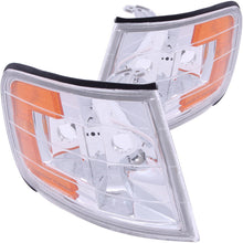 Load image into Gallery viewer, Anzo Corner Lights 1994-1997 Honda Accord Euro Corner Lights Chrome w/ Ambe