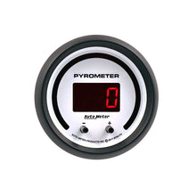 Load image into Gallery viewer, Autometer 52.4mm White Two Channel 0-2000 Degree Pyrometer (EGT) Phantom Elite Digital Gauge 6744-PH