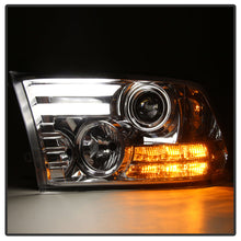 Load image into Gallery viewer, Spyder Dodge Ram 13-15 Projector Headlights Light Bar DRL Chrome PRO-YD-DR13-LBDRL-C 5080905