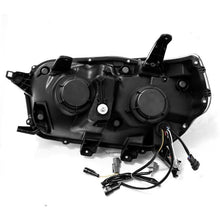 Load image into Gallery viewer, AlphaRex 10-13 Toyota 4Runner LUXX LED Proj Headlights Plank Style Alpha Black w/Seq Signal/DRL 880756 *Discontinued