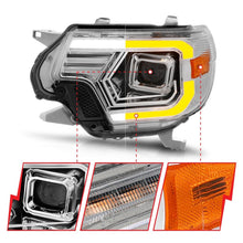 Load image into Gallery viewer, ANZO 12-15 Toyota Tacoma Projector Headlights - w/ Light Bar Switchback Chrome Housing 111557