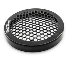 Load image into Gallery viewer, Black Billet 4" Inch Turbo Inlet Guard Velocity Stack Adapter Bellmouth Intake Hex