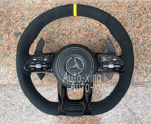 Load image into Gallery viewer, Mercedes-Benz 2020+ AMG Performance Style Customizable Steering Wheel (Fits 2010+ All Models)