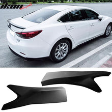 Load image into Gallery viewer, 2014-2017 Mazda 6 Black Rear Bumper Lip Diffuser Splitter ABS Plastic