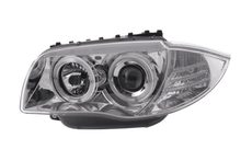 Load image into Gallery viewer, BMW 1-series E81 E82 E87 E88 Chrome Angel Eyes Headlight Set (2004 to 2011)