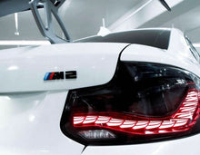 Load image into Gallery viewer, BMW 2-Series &amp; M2 (F22 F23 F87) Red and Black Dragon Scale OLED Tail Lights