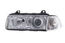 Load image into Gallery viewer, BMW 3-series E36 Coupe/Convertible Chrome Xenon Angel Eyes Headlights (1992-1998)