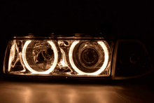 Load image into Gallery viewer, BMW 3-series E36 Coupe/Convertible Chrome Xenon Angel Eyes Headlights (1992-1998)