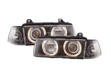 Load image into Gallery viewer, BMW 3 Series E36 Sedan Black Angel Eyes LED Headlights (1992 - 1998)