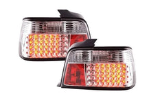 Load image into Gallery viewer, BMW 3-series E36 Sedan Chrome Clear LED Taillights Set (1991-1998)