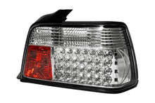 Load image into Gallery viewer, BMW 3-series E36 Sedan Chrome Clear LED Taillights Set (1991-1998)