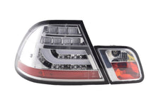 Load image into Gallery viewer, BMW 3-series E46 Coupe Chrome Clear LED LightBar Taillights Set (1999-2003)