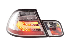 Load image into Gallery viewer, BMW 3-series E46 Coupe Chrome Clear LED LightBar Taillights Set (1999-2003)