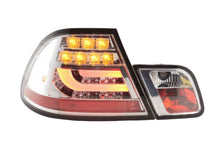 Load image into Gallery viewer, BMW 3-series E46 Coupe Chrome Clear LED LightBar Taillights Set (1999-2003)