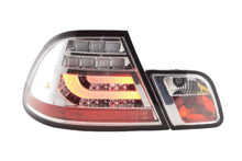 Load image into Gallery viewer, BMW 3-series E46 Coupe Chrome Clear LED LightBar Taillights Set (1999-2003)