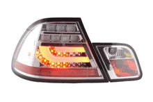 Load image into Gallery viewer, BMW 3-Series E46 Coupe Chrome Clear LED LightBar Taillights Set- Facelift (2003-2007)