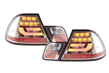 Load image into Gallery viewer, BMW 3-Series E46 Coupe Chrome Clear LED LightBar Taillights Set- Facelift (2003-2007)