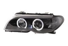 Load image into Gallery viewer, BMW 3-series E46 Coupe/Convertible Black Xenon Angel Eyes Headlights (2003-2005)