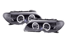 Load image into Gallery viewer, BMW 3-series E46 Coupe/Convertible Black Xenon Angel Eyes Headlights (2003-2005)