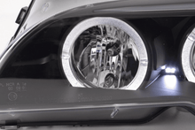 Load image into Gallery viewer, BMW 3-series E46 Coupe/Convertible Black Xenon Angel Eyes Headlights (2003-2005)