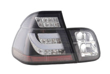 Load image into Gallery viewer, BMW 3-series E46 Sedan Black Clear LED LightBar Taillights Set (1998-2001)