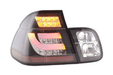 Load image into Gallery viewer, BMW 3-series E46 Sedan Black Clear LED LightBar Taillights Set (1998-2001)