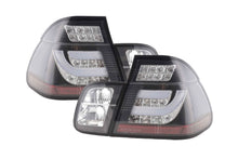 Load image into Gallery viewer, BMW 3-series E46 Sedan Black Clear LED LightBar Taillights Set (1998-2001)