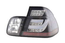 Load image into Gallery viewer, BMW 3-series E46 Sedan Black Clear LED LightBar Taillights Set (1998-2001)