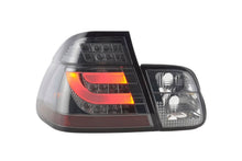 Load image into Gallery viewer, BMW 3-series E46 Sedan Chrome Smoked LED LightBar Taillights Set (1998-2001)