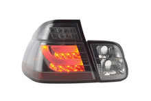 Load image into Gallery viewer, BMW 3-series E46 Sedan Chrome Smoked LED LightBar Taillights Set (1998-2001)