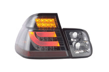 Load image into Gallery viewer, BMW 3-series E46 Sedan Chrome Smoked LED LightBar Taillights Set (1998-2001)