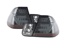 Load image into Gallery viewer, BMW 3-series E46 Sedan Chrome Smoked LED LightBar Taillights Set (1998-2001)