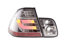 Load image into Gallery viewer, BMW 3-series E46 Sedan Chrome/Clear LED LightBar Taillights Set- Facelift (2002-2005)
