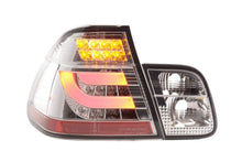 Load image into Gallery viewer, BMW 3-series E46 Sedan Chrome/Clear LED LightBar Taillights Set- Facelift (2002-2005)