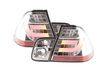 Load image into Gallery viewer, BMW 3-series E46 Sedan Chrome/Clear LED LightBar Taillights Set- Facelift (2002-2005)