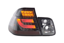 Load image into Gallery viewer, BMW 3-series E46 Sedan Chrome/Smoked LED LightBar Taillights Set- Facelift (2002-2005)