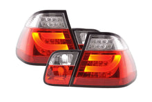 Load image into Gallery viewer, BMW 3-series E46 Sedan Red LED LightBar Taillights Set- Pre-Facelift (1998-2001)