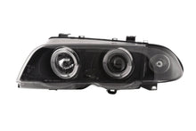 Load image into Gallery viewer, BMW 3-series E46 Sedan/Touring Black Angel Eyes Headlight Set (1998-2001)