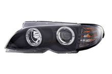 Load image into Gallery viewer, BMW 3-series E46 Sedan/Touring Black Angel Eyes Headlight Set (2002-2005)